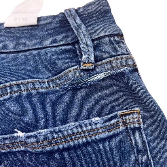 Good American New Women's Size 0/25 Distressed Skinny Jeans - Picture 7 of 8